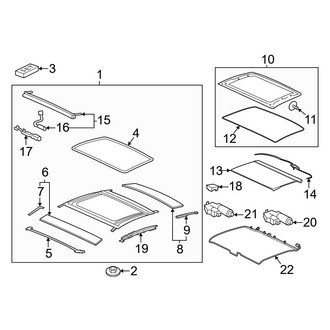 Porsche OE - Roof - Sunroof (Glass Panel), (Coupe)