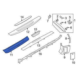 Porsche OE - Left Door Sill Plate