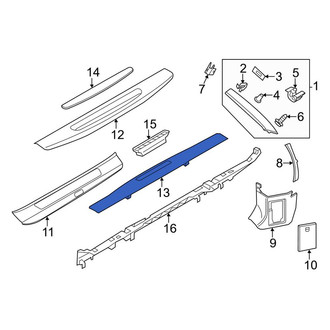 Porsche OE - Left Door Sill Plate