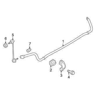 Porsche OE - Rear Suspension - Stabilizer Bar & Components (Turbo / Turbo S)