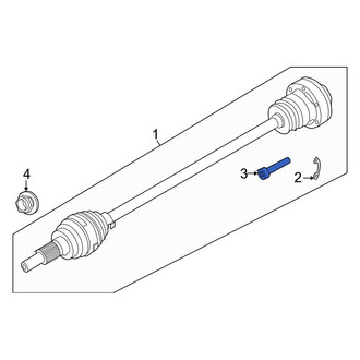Porsche OE - CV Axle Retainer Plate Bolt