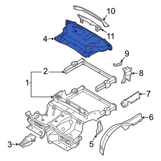 Porsche OE - Rear Floor Pan