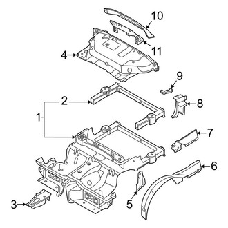 Porsche OE - Rear Body & Floor (Coupe)