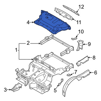 Porsche OE - Rear Floor Pan