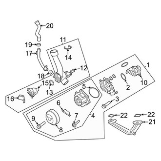Porsche OE - Cooling - Water Pump (3.7L)
