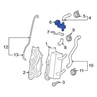 Porsche OE - Automatic Transmission Oil Cooler Control Valve