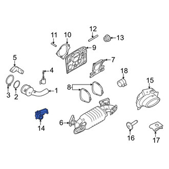 Porsche OE - Exhaust Control Valve Actuator