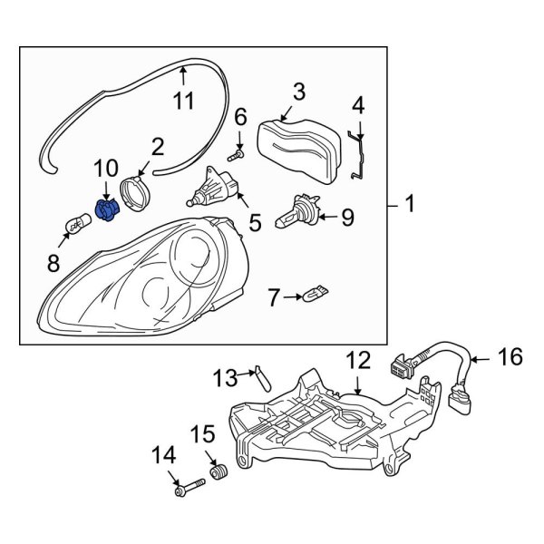 Turn Signal Light Socket