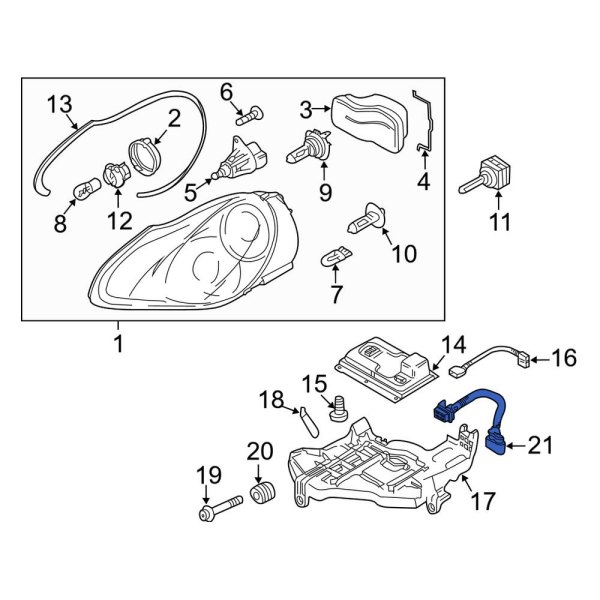 Headlight Wiring Harness