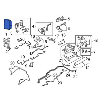 Porsche OE - Active Suspension Control Module