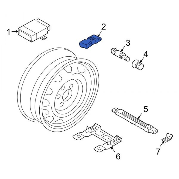 Tire Pressure Monitoring System (TPMS) Sensor