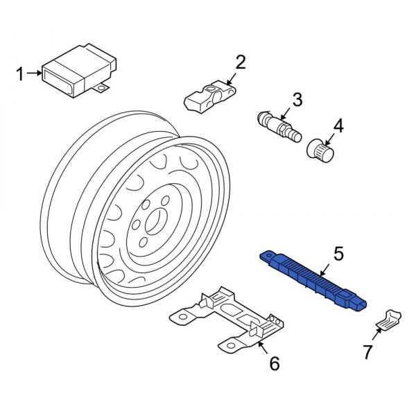 Tire Pressure Monitoring System (TPMS) Antenna