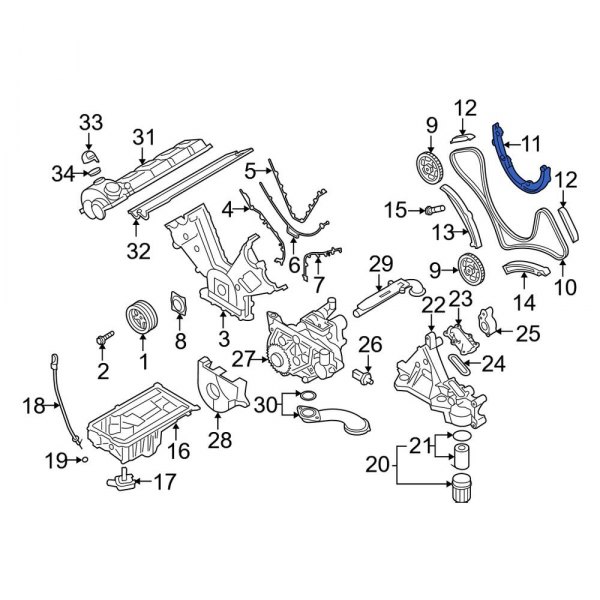 Engine Timing Chain Guide