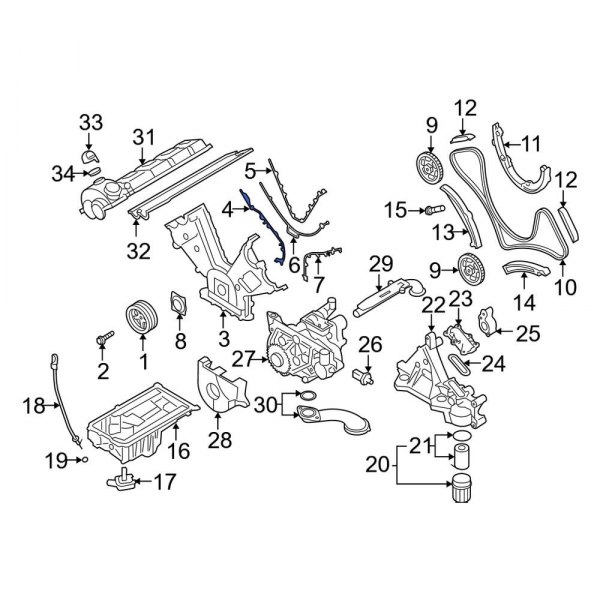 Engine Timing Cover Gasket