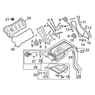 Porsche OE - Engine Oil Filler Cap