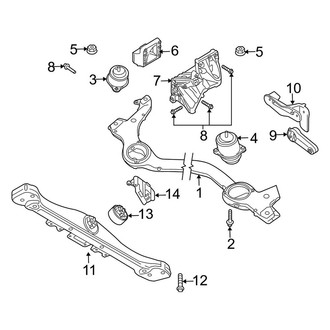 Porsche OE - Engine / Transaxle - Engine & Transmission Mounting (C Engine VIN Character)