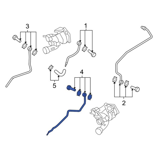 Engine Coolant Pipe