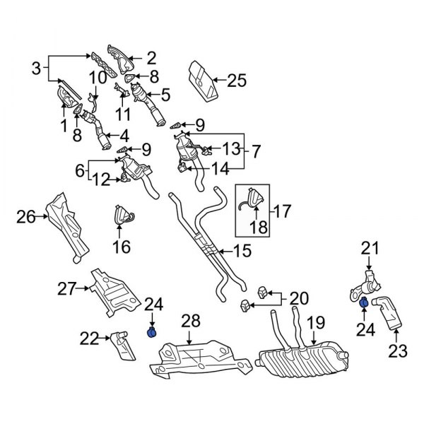 Exhaust Tail Pipe Clamp