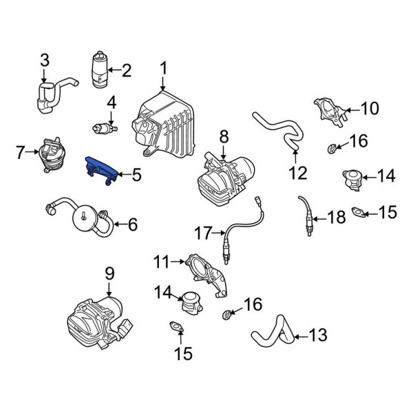 Emission Check Valve Bracket