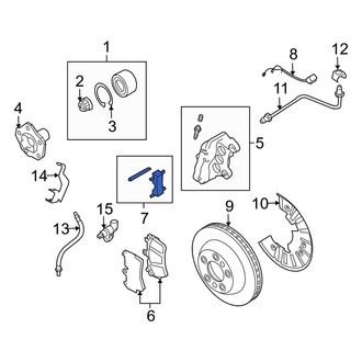 Porsche OE - Front Disc Brake Caliper Bolt Kit