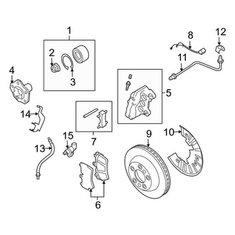 Porsche OE - Front Suspension - Brake Components (S / Turbo)