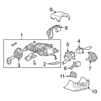 Porsche OE - Steering Column - Shroud, Switches & Levers