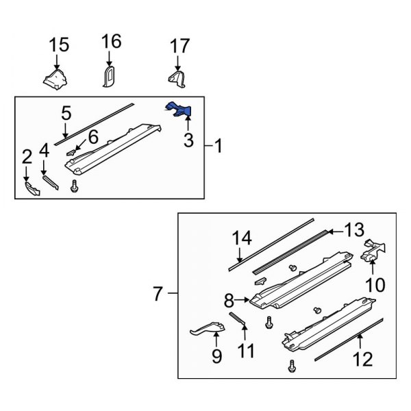 Running Board End Cap