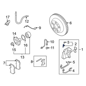 Porsche OE - Rear Brake Bleeder Screw