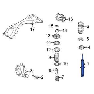 Porsche OE - Front Left Suspension Strut