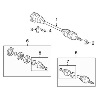 Porsche OE - Rear Suspension - Drive Axles