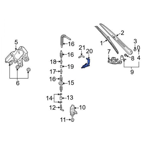 Windshield Washer Nozzle