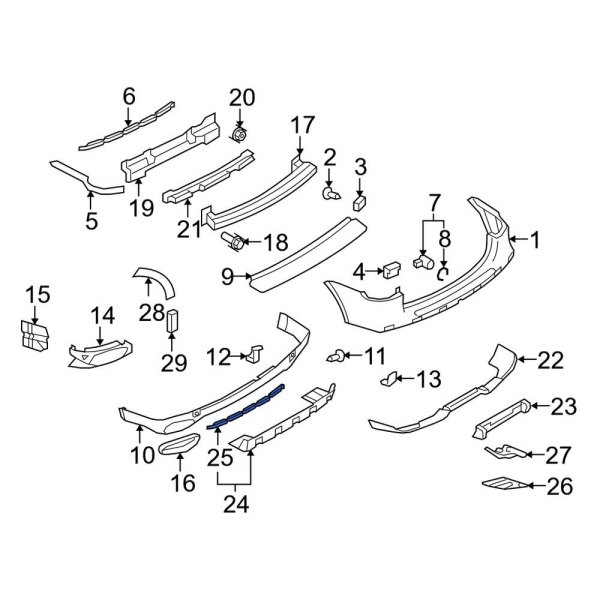 Floor Pan Splash Shield Spacer