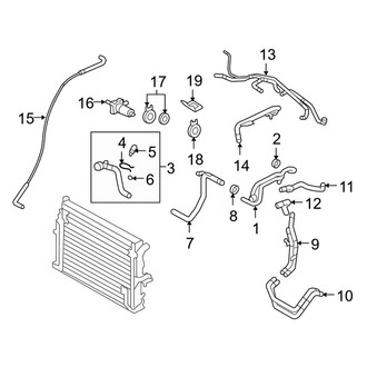 Porsche OE - Cooling - Radiator & Components (Hoses & Parts), (Base)