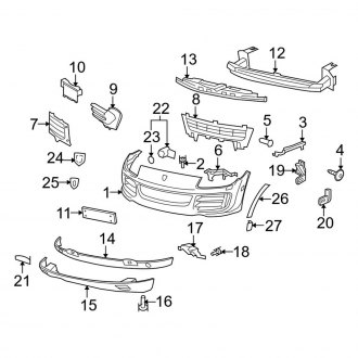 2008 Porsche Cayenne Oem Bumpers 