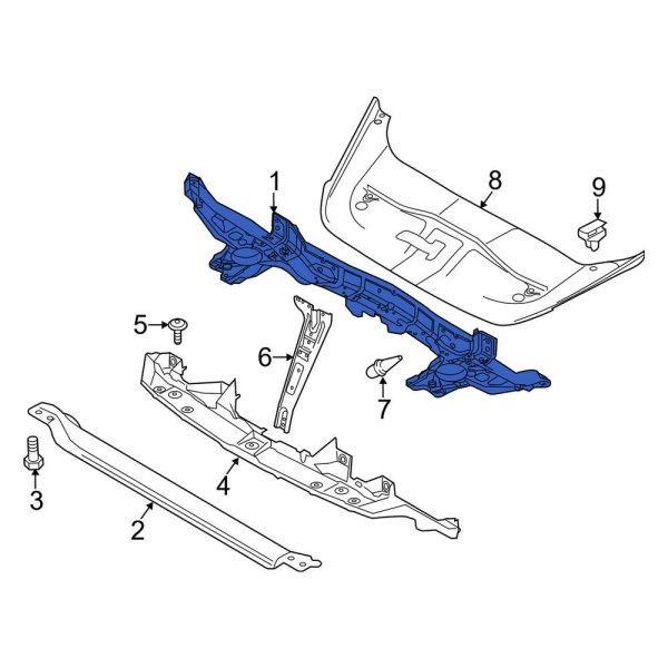 Radiator Support Tie Bar