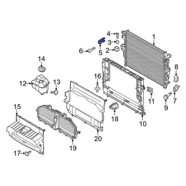 Radiator Mount Bracket