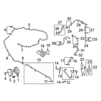 Porsche OE - Engine Water Pump Bolt