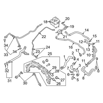 Porsche OE - Cooling - Hoses & Lines (3.6L)