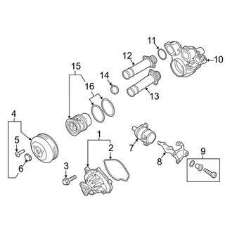 Porsche OE - Cooling - Water Pump (3.6L)