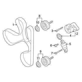 Porsche OE - Cooling - Belts & Pulleys (3.6L)