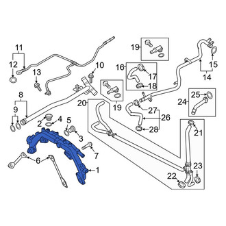 Porsche OE - Engine Coolant Inlet Flange