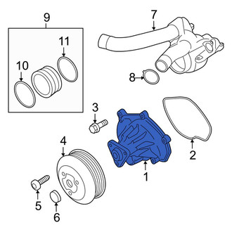 Porsche OE - Engine Water Pump