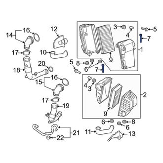Porsche OE - Engine Air Intake Hose Stud