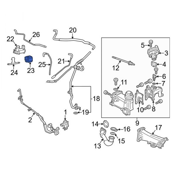 Manifold Absolute Pressure Sensor Bracket