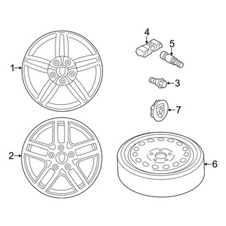 Porsche OE - Wheels (19"), (3.6L / 4.8L)