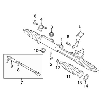 Porsche OE - Steering Gear & Linkage (3.6L / 4.2L / 4.8L)