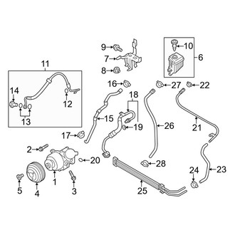 Porsche OE - Steering Gear & Linkage - Pump & Hoses (With Dynamic Chassis Control)