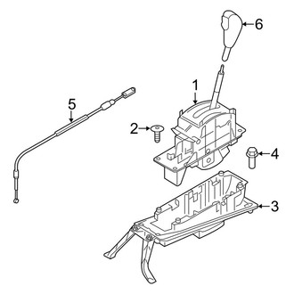Porsche OE - Center Console (Shifter Components), (3.6L / 4.8L Automatic Tr)