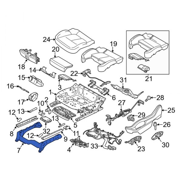 Seat Track Support