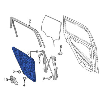 Porsche OE - Front Right Window Regulator